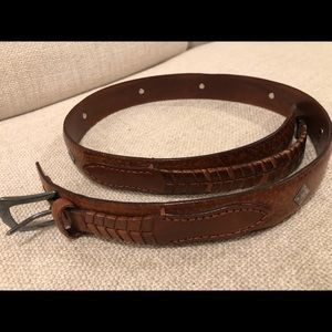 Funky Cole Haan leather belt